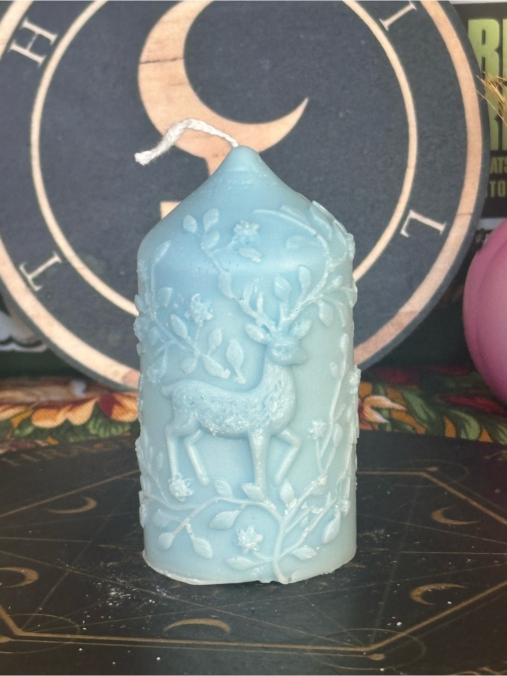 Winter Stag Cottage Candle